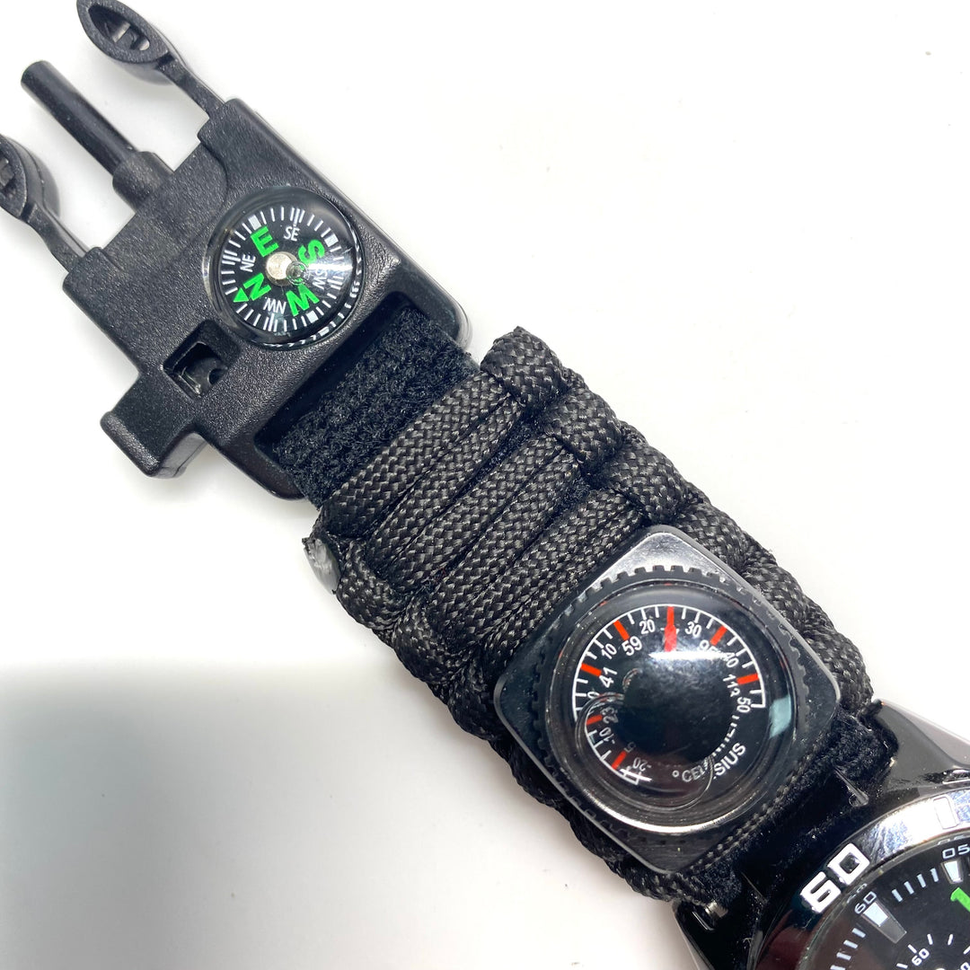 v800 Pro-4 Tactical Multi-functional Tool for Outdoor & Survival Use Wrist Watch