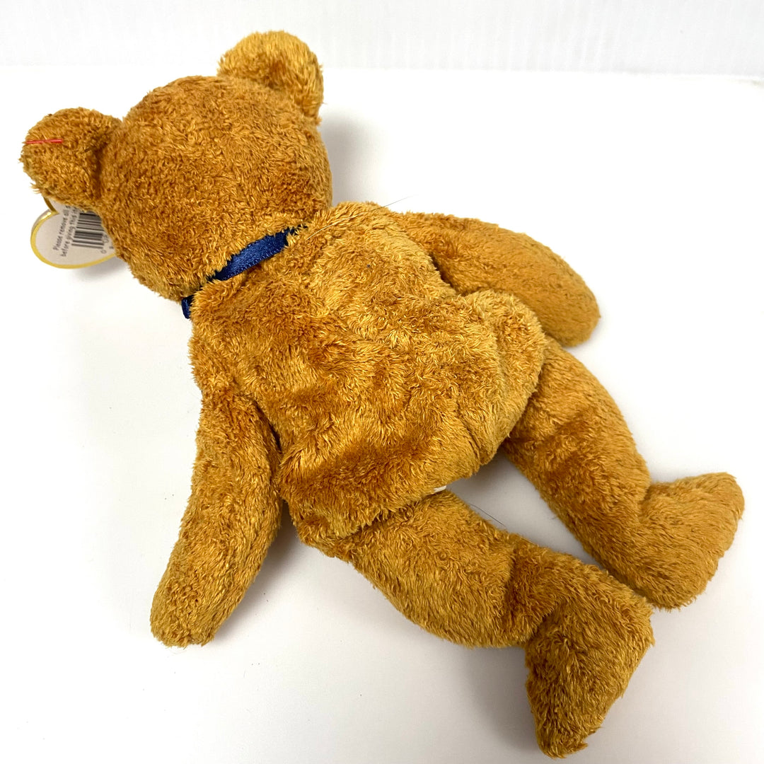 v806 Vintage Ty Beanie Baby "Fuzz" the Bear collectible plush toy 1999 NWT