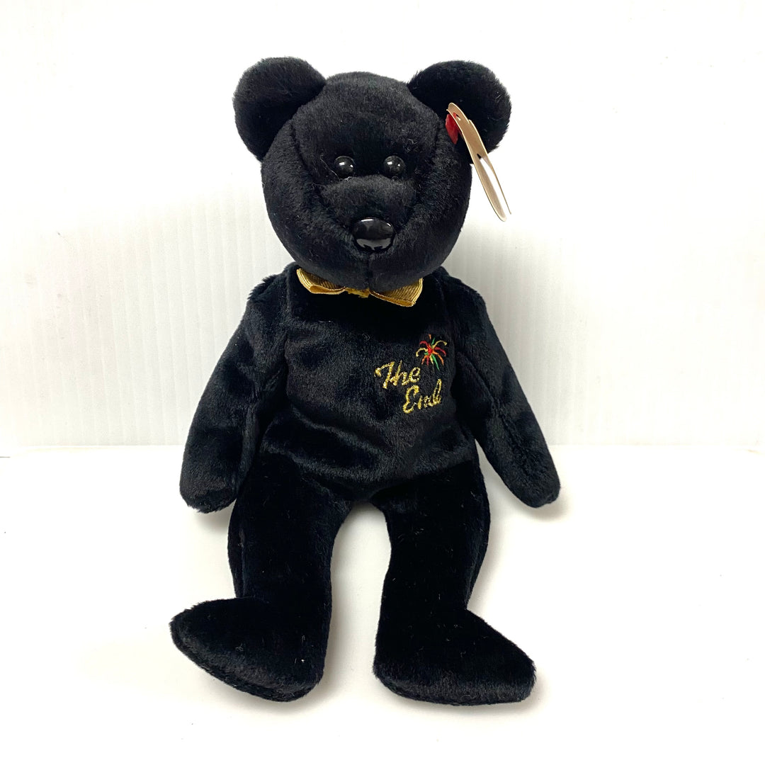 v809 Vintage Ty Beanie Baby "The End" bear collectible plush toy 1998 NWT