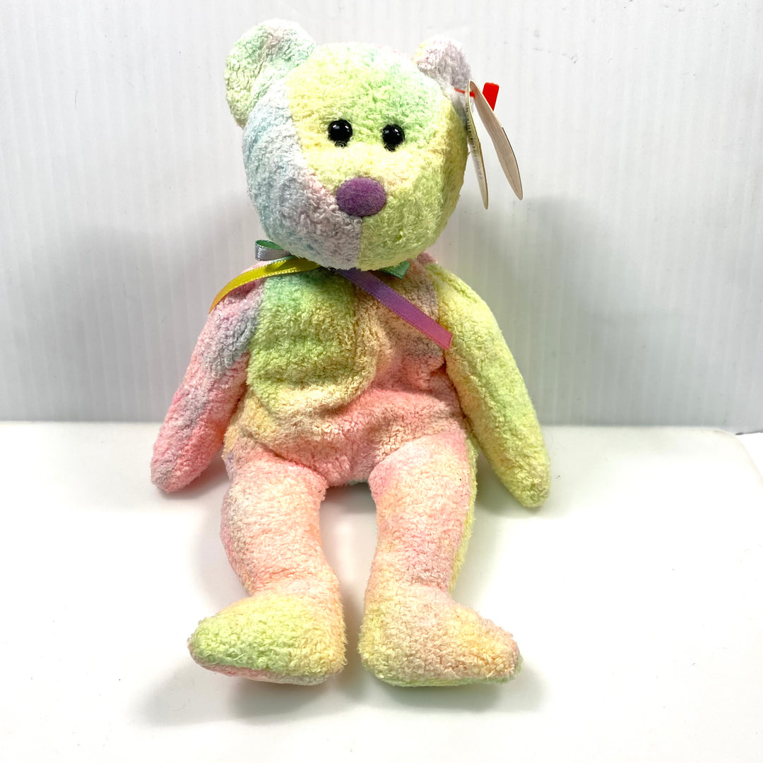 v811 Vintage Ty Beanie Baby Groovy the Bear collectible plush toy 1999 NWT