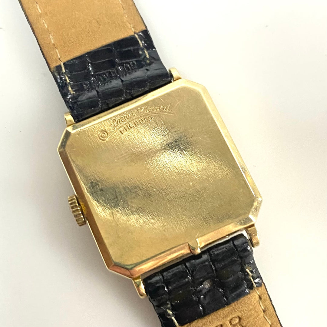 v816 Vintage Lucien Piccard 14K Yellow Gold Case Swiss Quartz Mov't Wrist Watch
