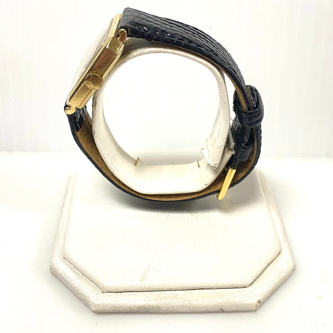 v816 Vintage Lucien Piccard 14K Yellow Gold Case Swiss Quartz Mov't Wrist Watch