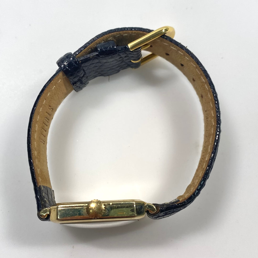 v816 Vintage Lucien Piccard 14K Yellow Gold Case Swiss Quartz Mov't Wrist Watch