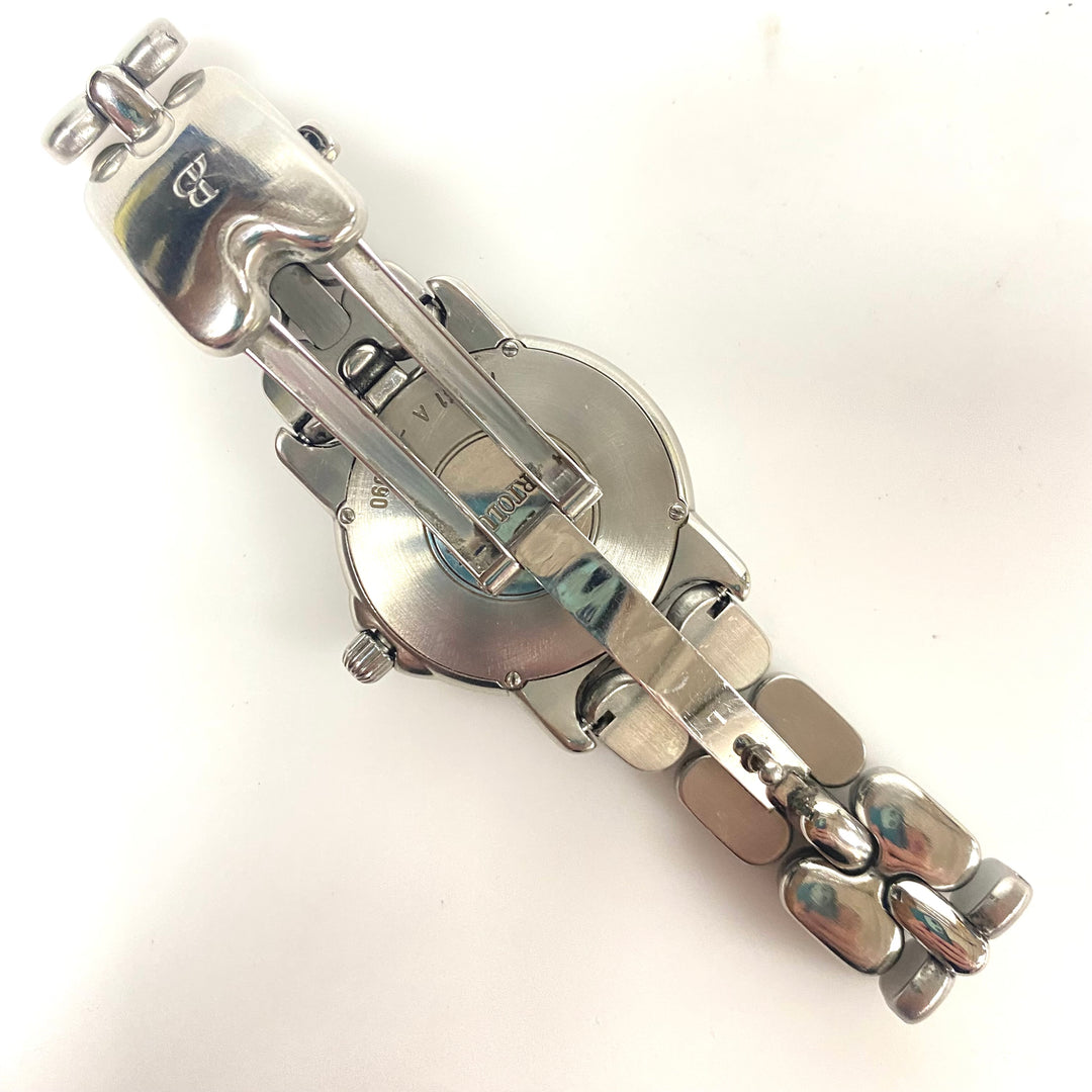 v817 Vintage Bertolucci Pulchra Stainless Steel Swiss Quartz Mov't Wrist Watch