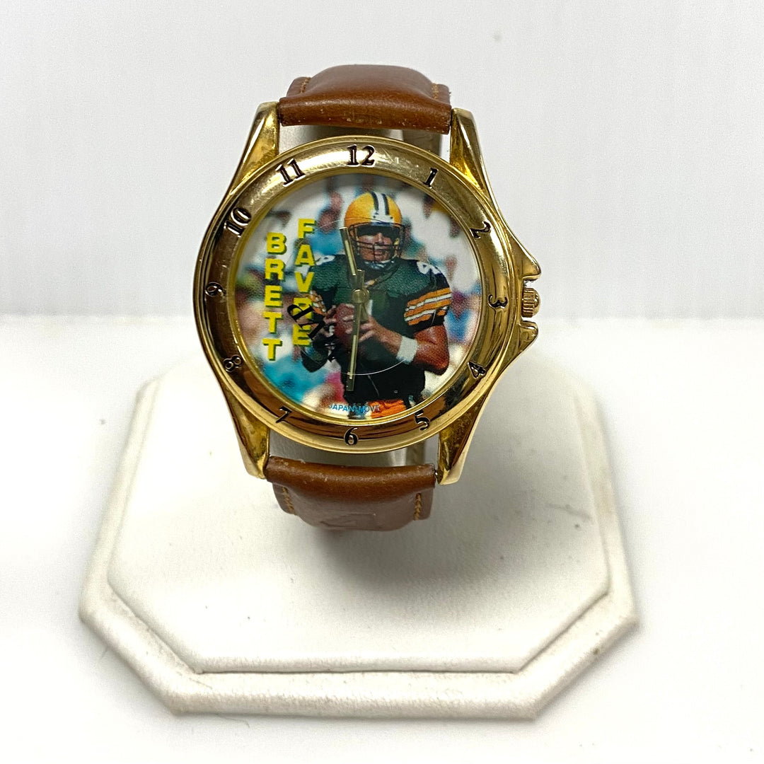 v845 Vintage Brett Favre 1995 Team NFL Limited Edition Watch Packers Uniform