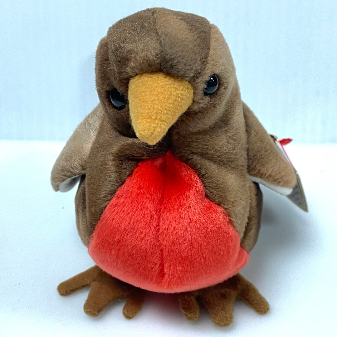 v857 Vintage "Early the Robin" Ty Beanie Baby retired plush toy 1997 NWT