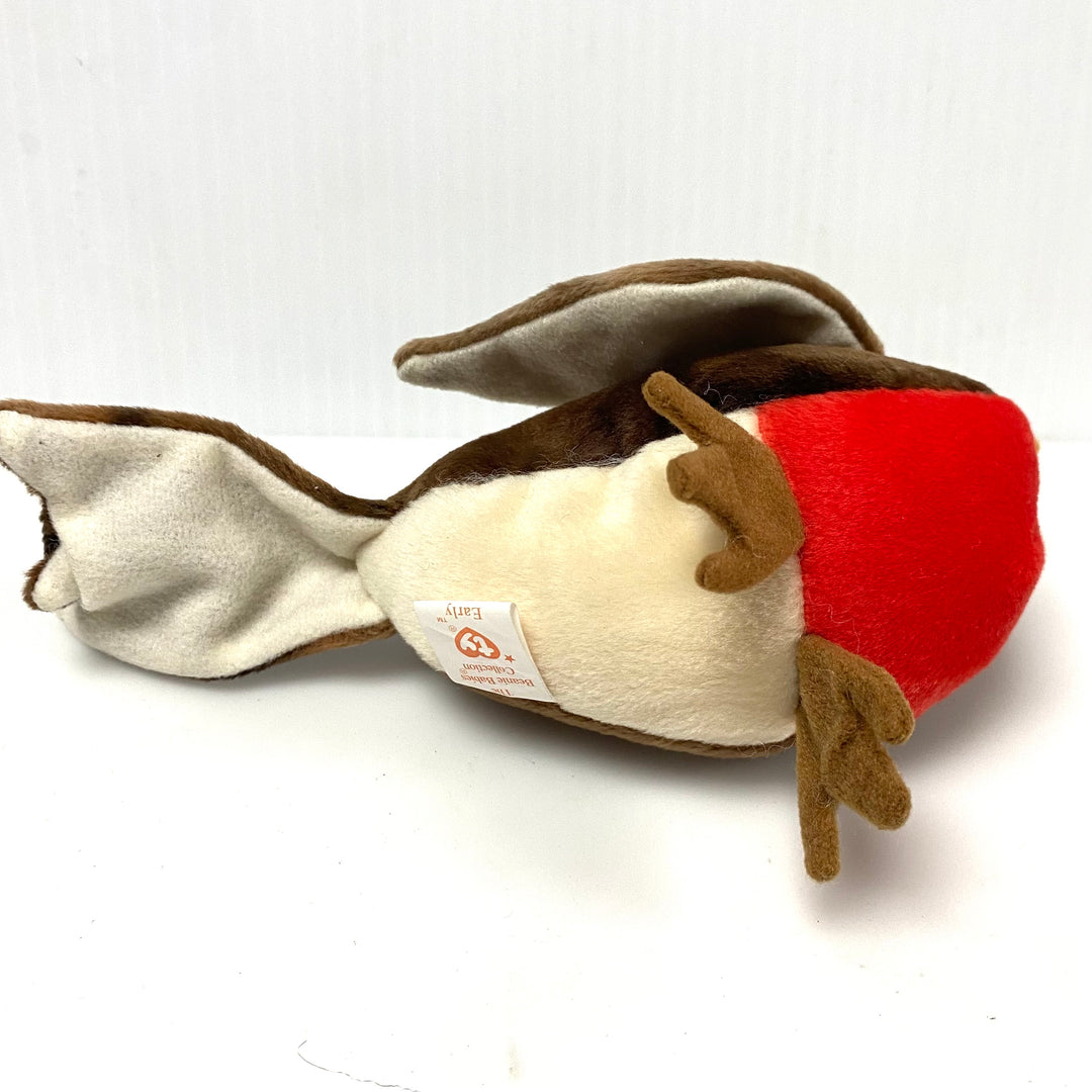 v857 Vintage "Early the Robin" Ty Beanie Baby retired plush toy 1997 NWT