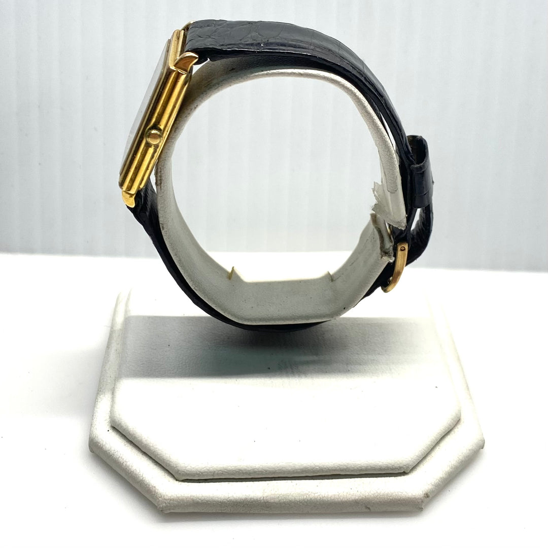 v861 Vintage Raymond Weil 18K Yellow Gold Genève "Tradition" #5775 Wrist Watch