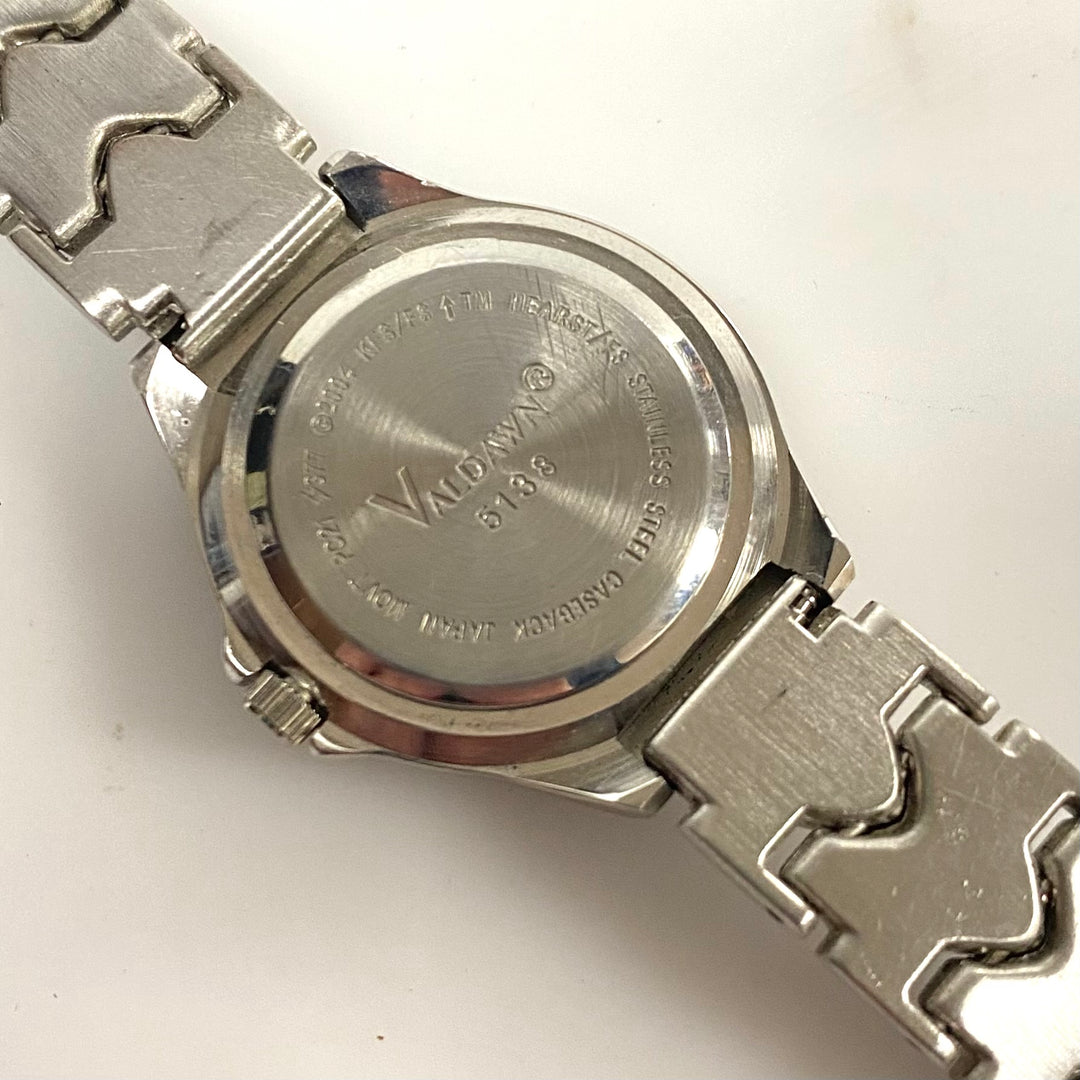 v865 Vintage Valdawn Betty Boop Stainless Steel Japan Quartz Women's Wristwatch