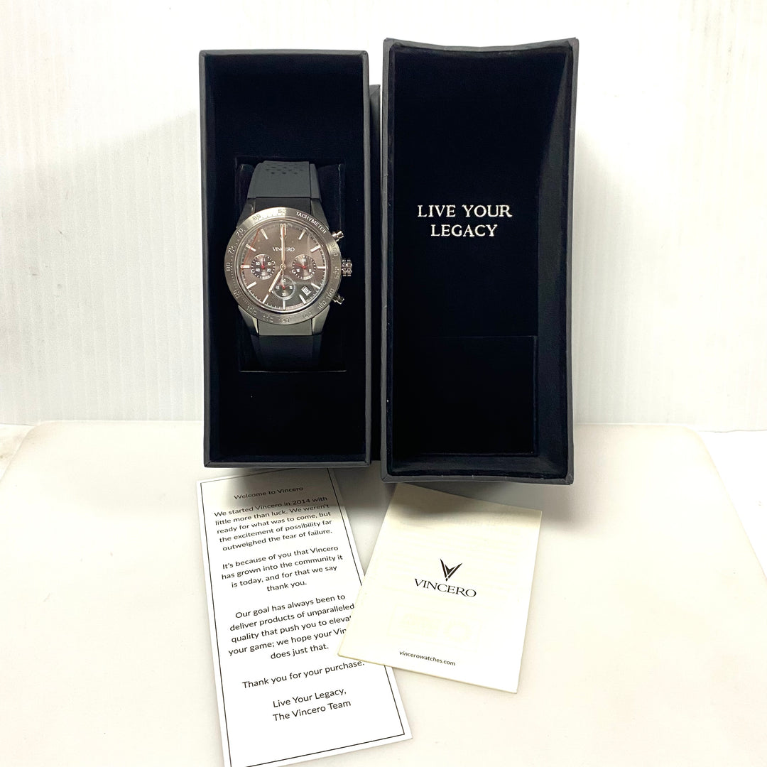 v973 The Rogue by Vincero Quartz High-performance Sporty Chronograph Wrist Watch