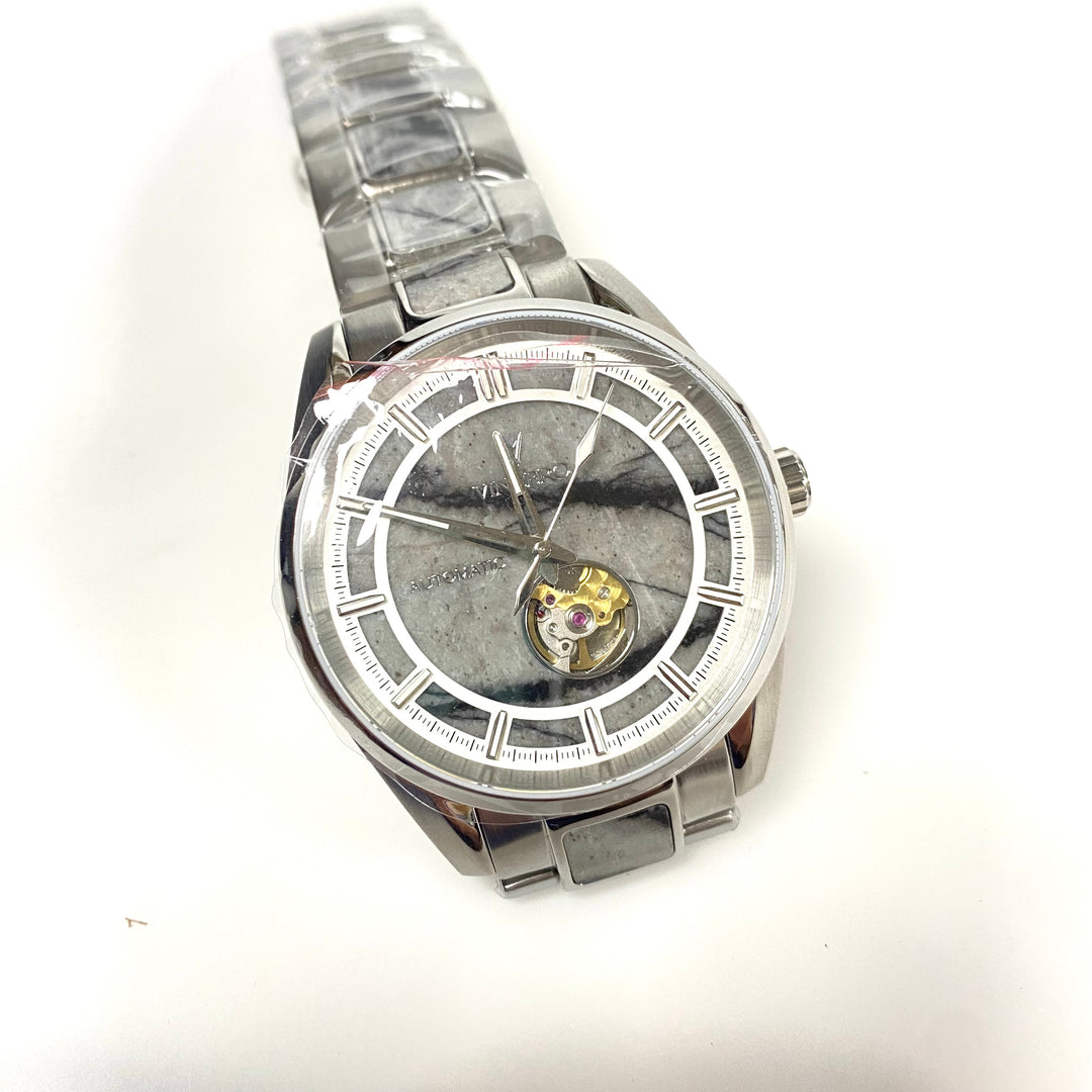 v977 Vincero Quantum Capsule Stone Edition Snow Leopard Network Jasper Watch