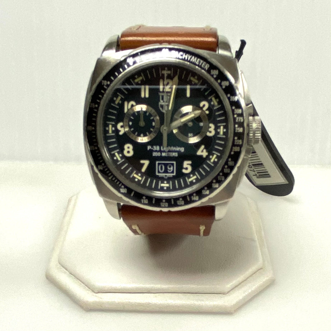 v978 Luminox Air P-38 Lightning Chronograph Model 9447 Swiss-made Quartz Watch