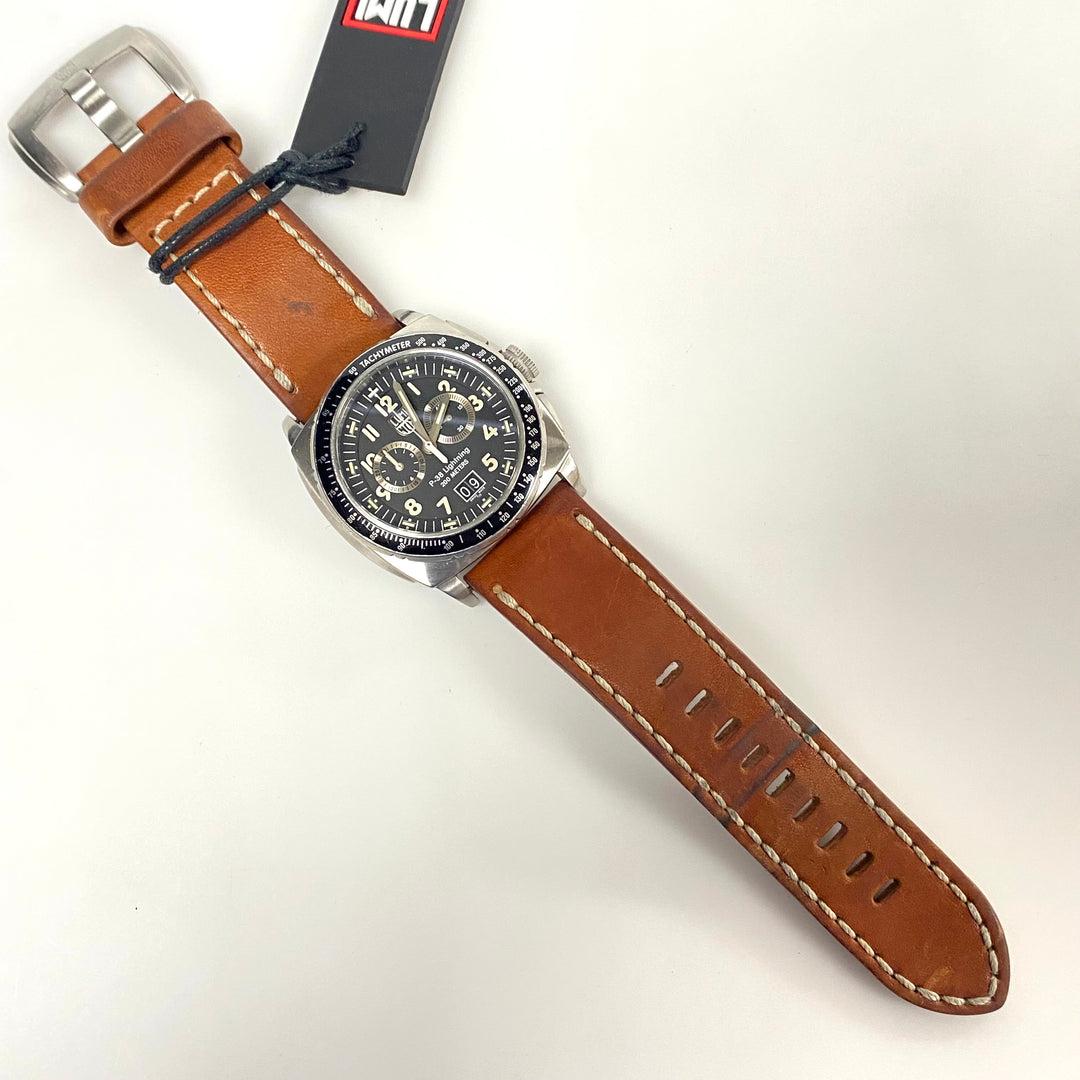 v978 Luminox Air P-38 Lightning Chronograph Model 9447 Swiss-made Quartz Watch