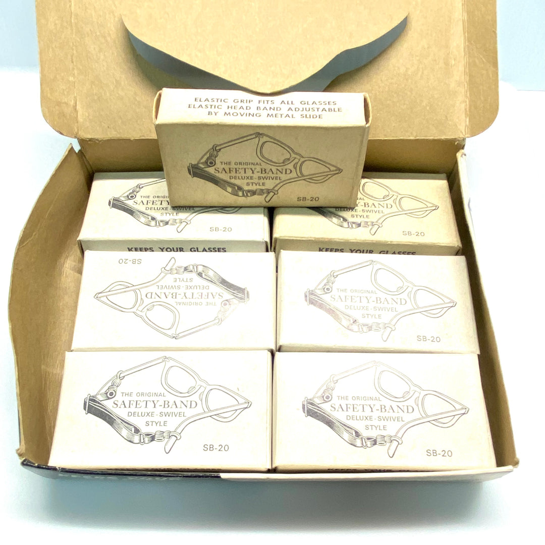 v988 Vintage Athletics Eyeglass Holder Straps Eyewear Elastic Retainer 7pc Lot