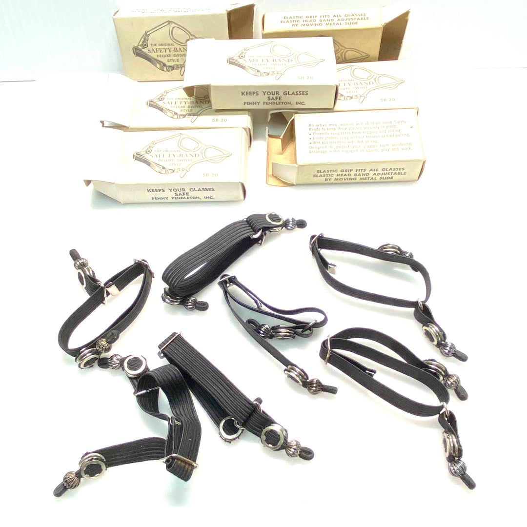 v988 Vintage Athletics Eyeglass Holder Straps Eyewear Elastic Retainer 7pc Lot