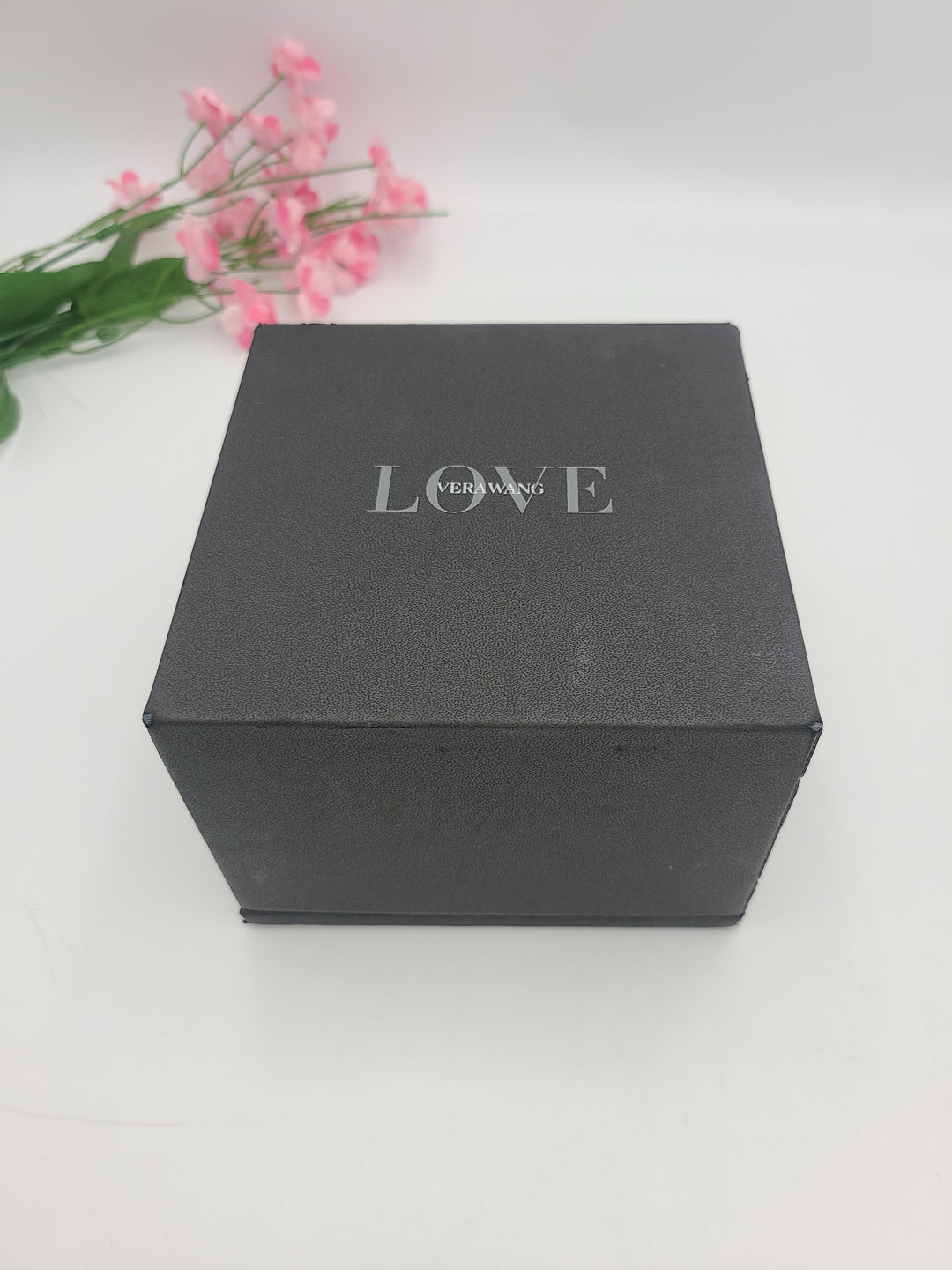 k827 Lovely Ladies Vera Wang Love 14kt White Gold Marquise Diamond Engagement Ring