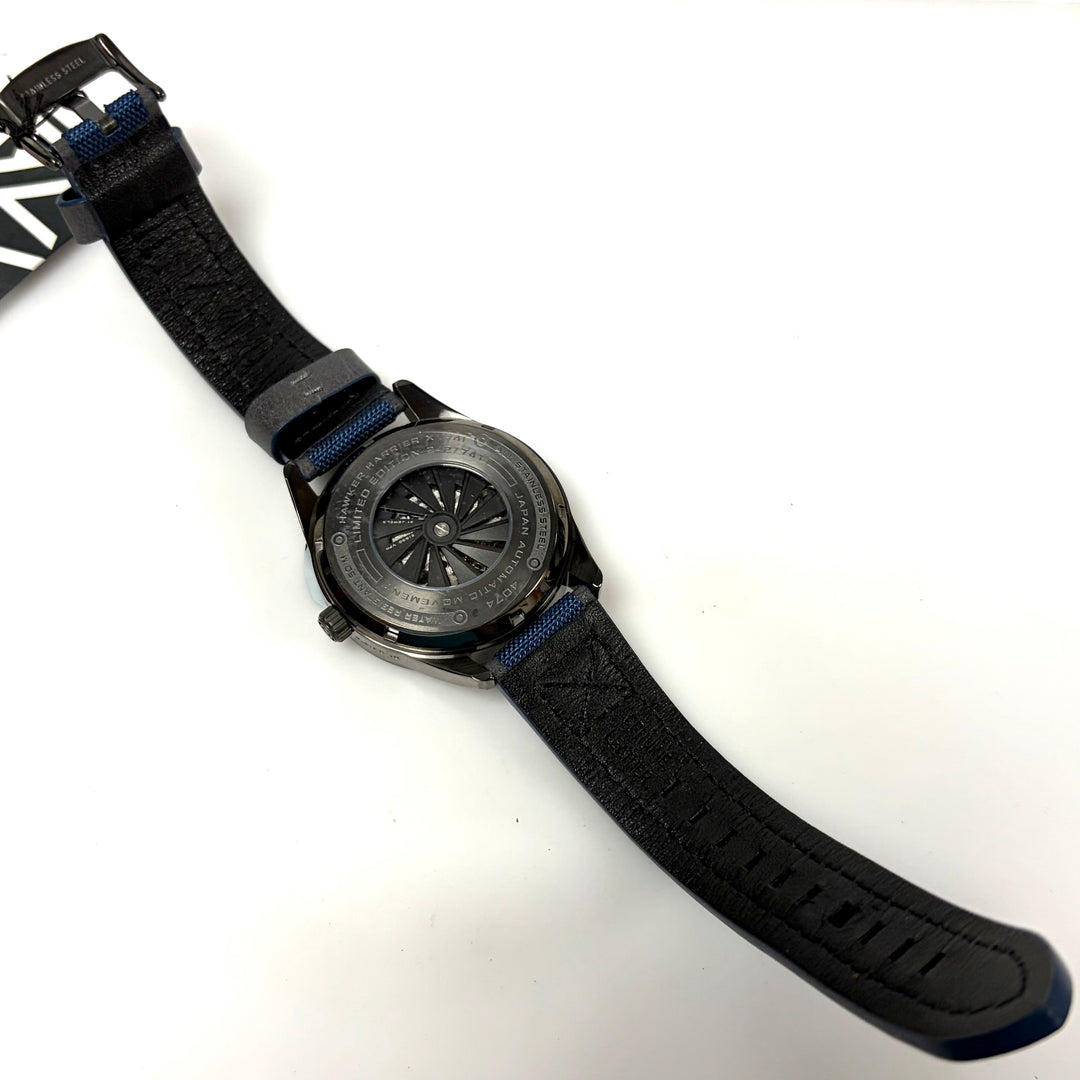 w012 AVI-8 Hawker Harrier II "Blue Nylon" Automatic Limited Edition Wrist watch Model AV-4074-XV741