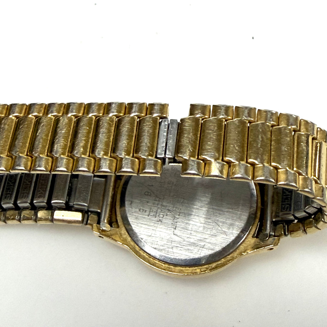w018 Vintage Seiko Women's Japanese Quartz Gold Tone Wrist Watch
