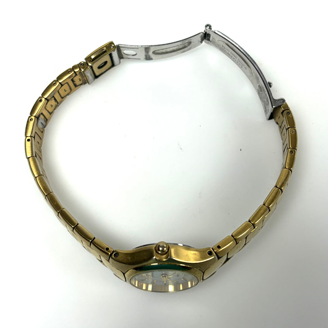 w022 Vintage Citizen Japan Eco-Drive Mov't WR 100 Gold-tone Women's Wrist Watch