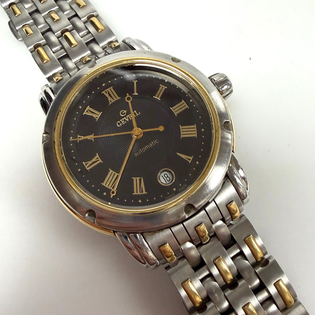 w026 Gevril First Generation Automatic Wrist Watch Luxury Swiss Timepiece 1256