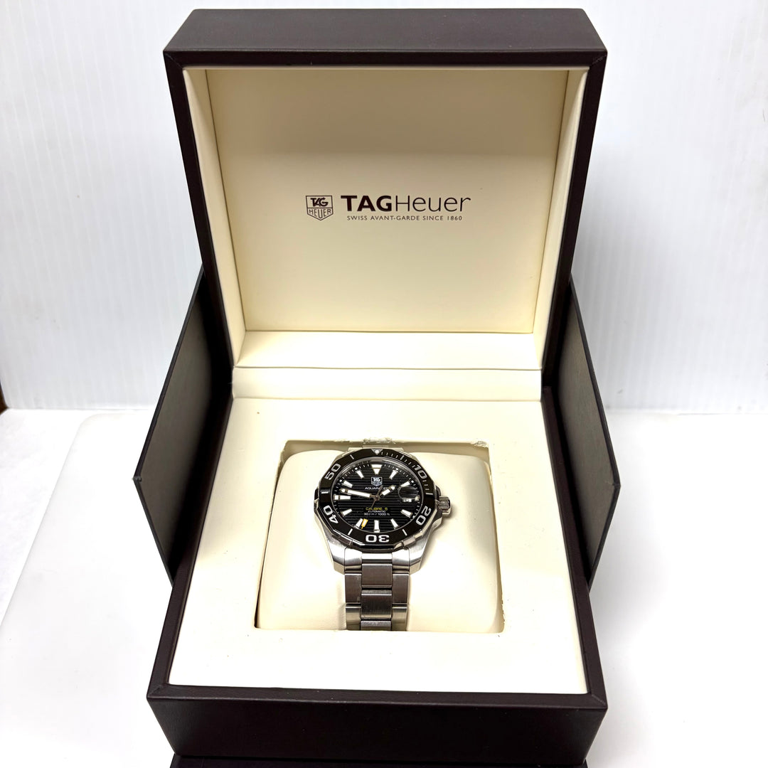 w031 TAG Heuer Aquaracer Swiss Calibre 5 Automatic Movement Wrist Watch WAY211A