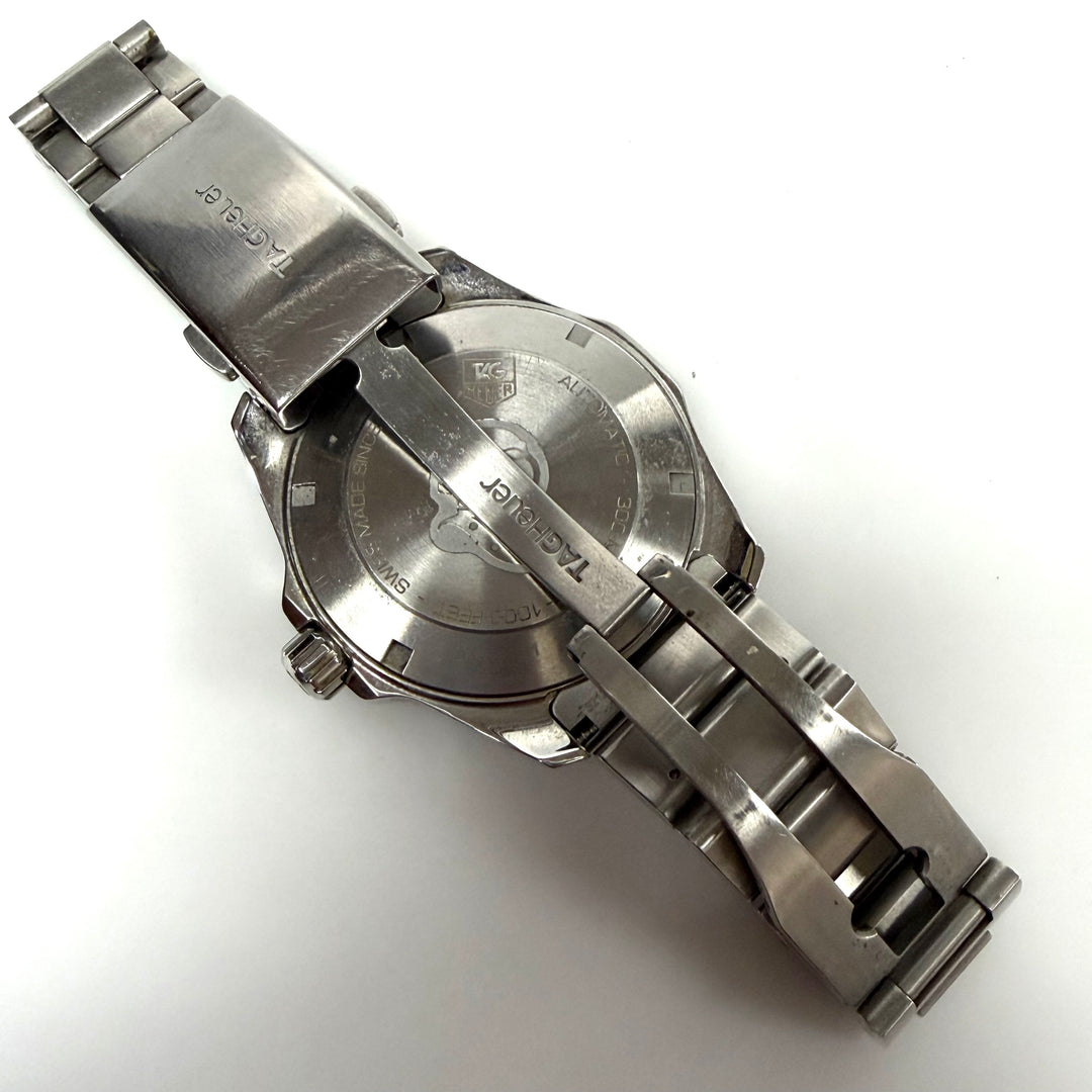 w031 TAG Heuer Aquaracer Swiss Calibre 5 Automatic Movement Wrist Watch WAY211A