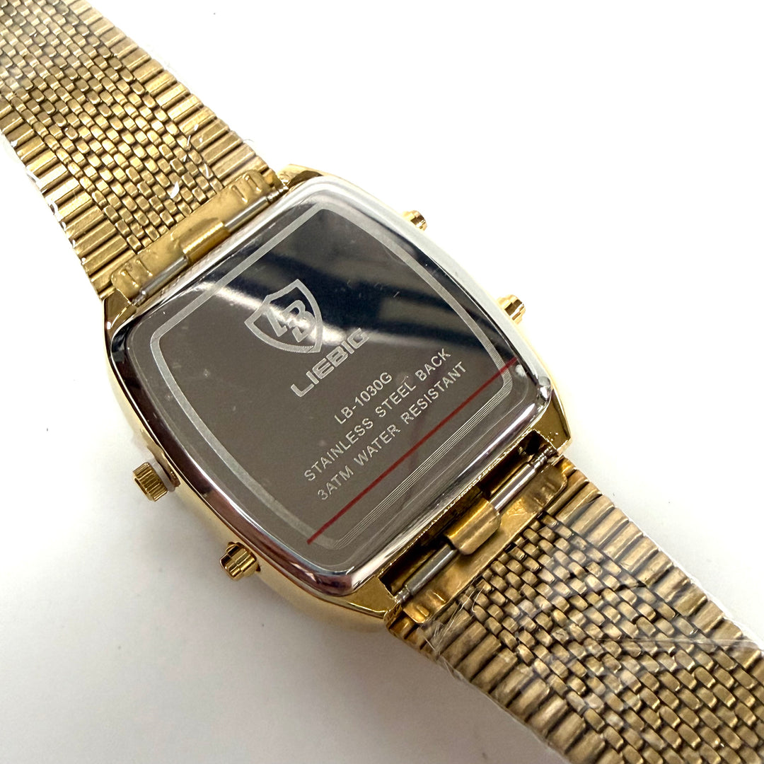 w034 LIEBIG L1030 Retro Analog-Digital Quartz Wrist Watch Retro dual-display
