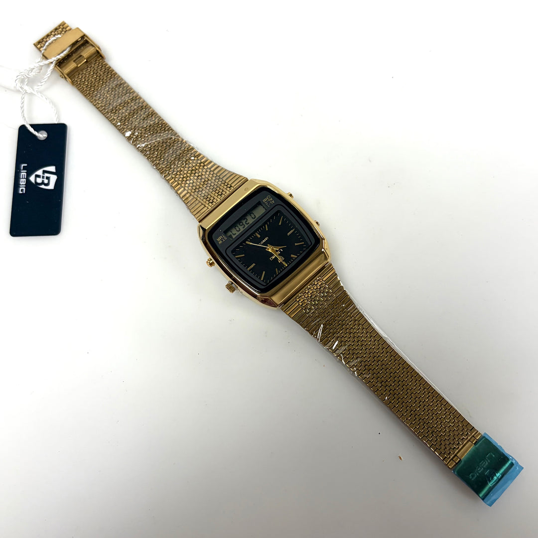 w034 LIEBIG L1030 Retro Analog-Digital Quartz Wrist Watch Retro dual-display