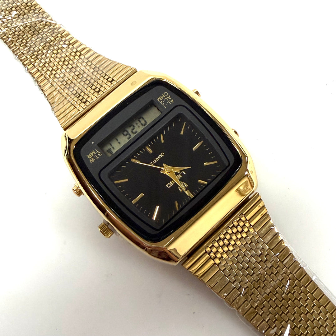 w034 LIEBIG L1030 Retro Analog-Digital Quartz Wrist Watch Retro dual-display
