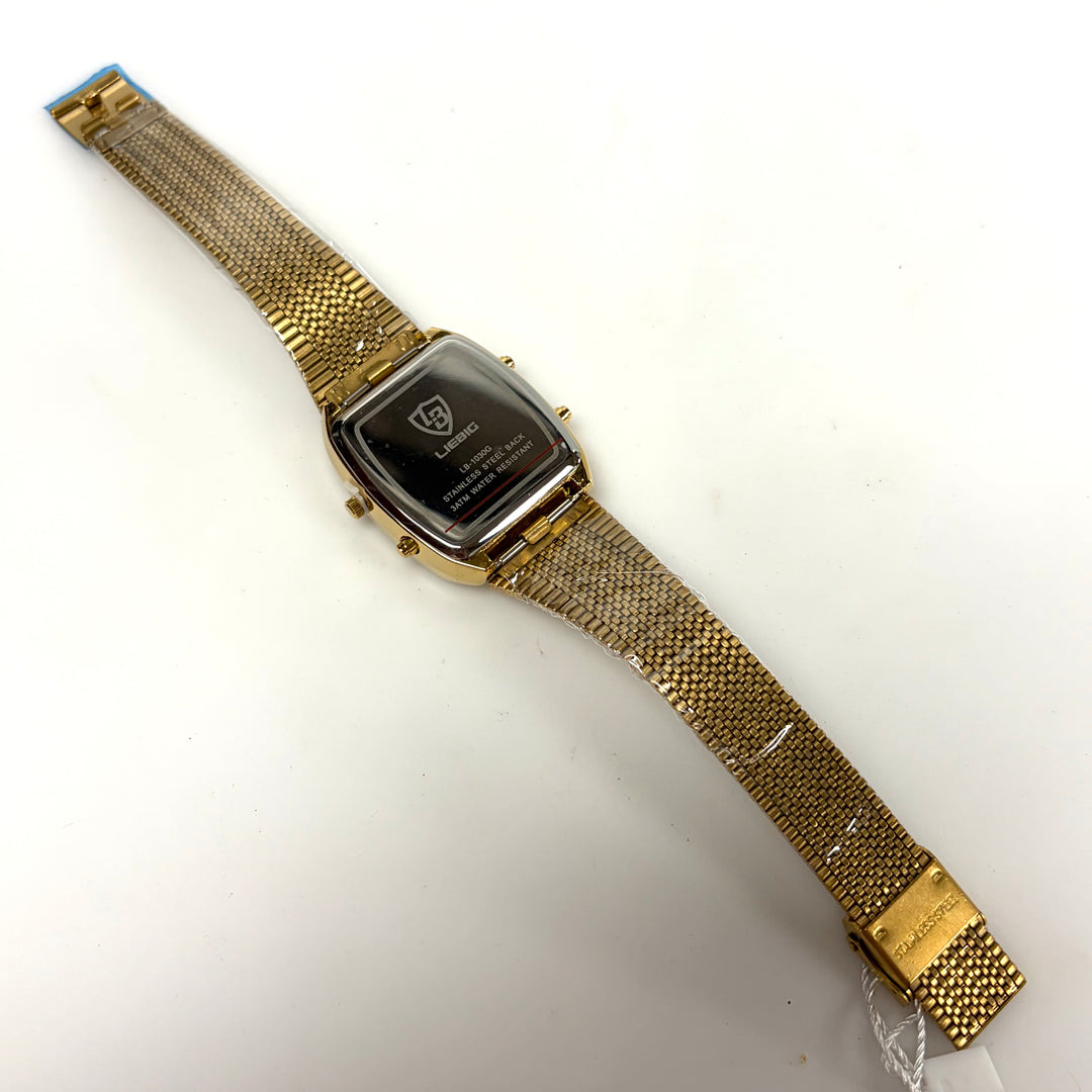 w034 LIEBIG L1030 Retro Analog-Digital Quartz Wrist Watch Retro dual-display