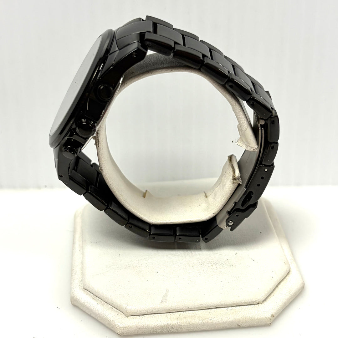 w035 Armitron Black Ion-Plated Stainless Steel Multi-Function Dress Watch 205250