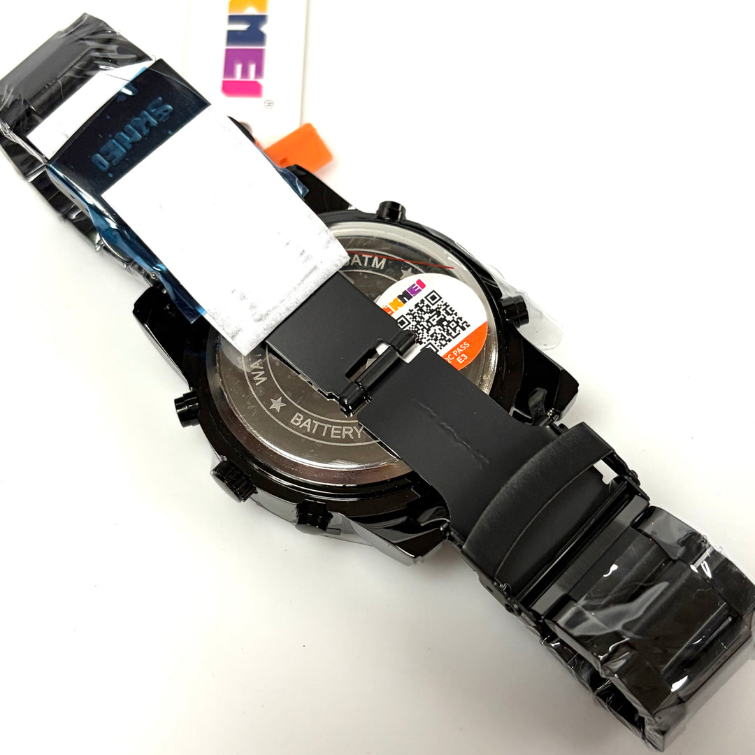 w036 SKMEI 1389 Dual Time Multi-Function Sports Men' Wrist Watch Stopwatch Timer