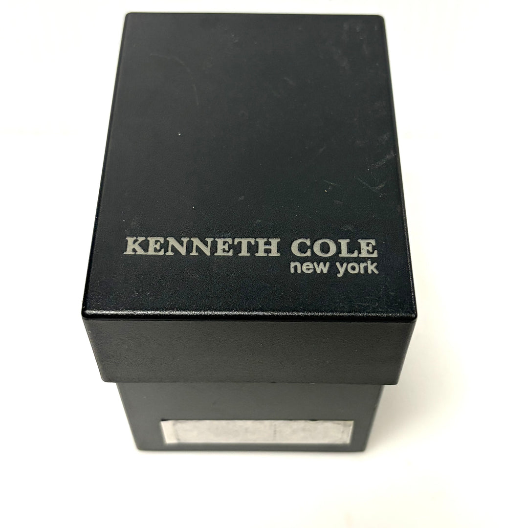 w037 Vintage Kenneth Cole New York Dual Time Zone Wrist Watch Model KC1132