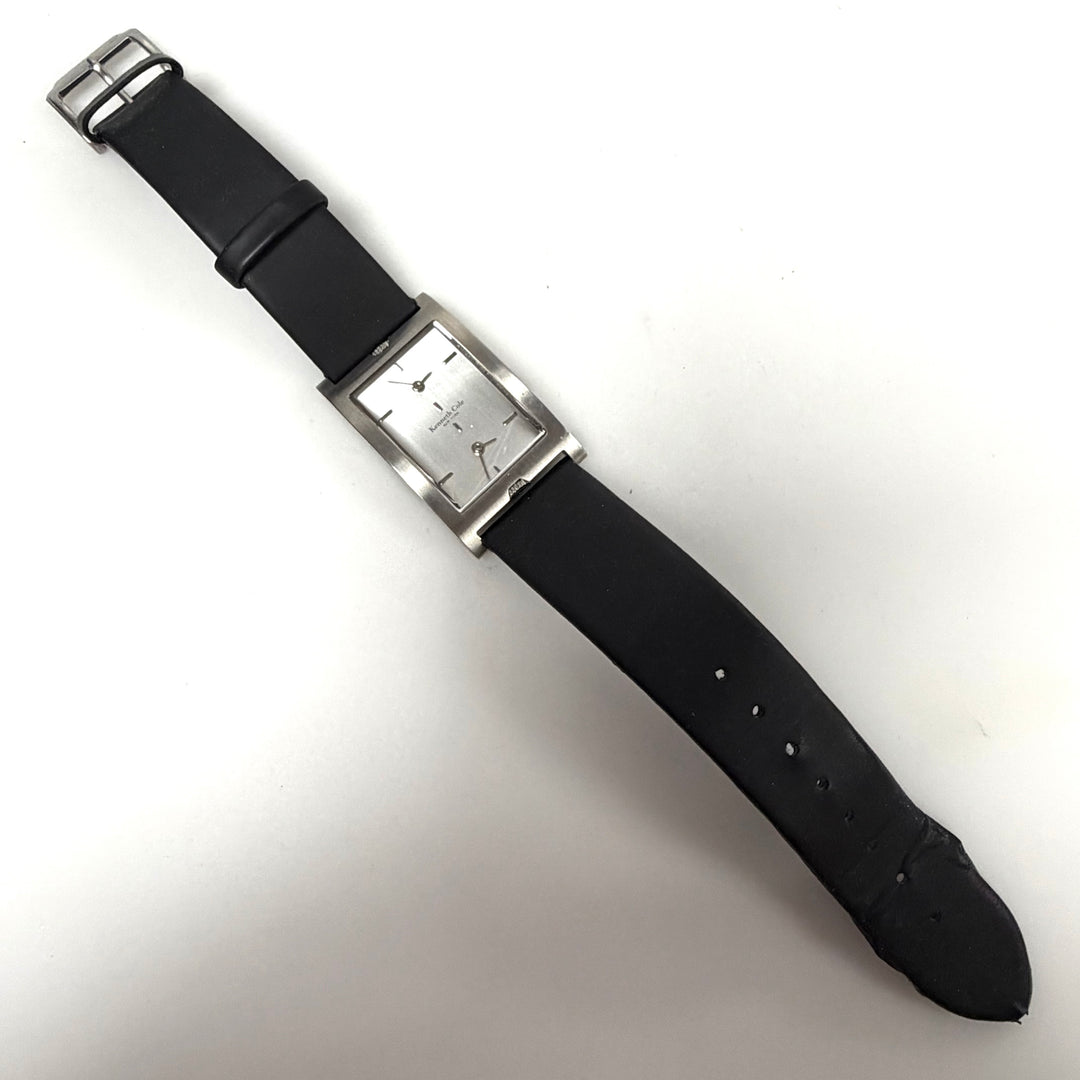 w037 Vintage Kenneth Cole New York Dual Time Zone Wrist Watch Model KC1132