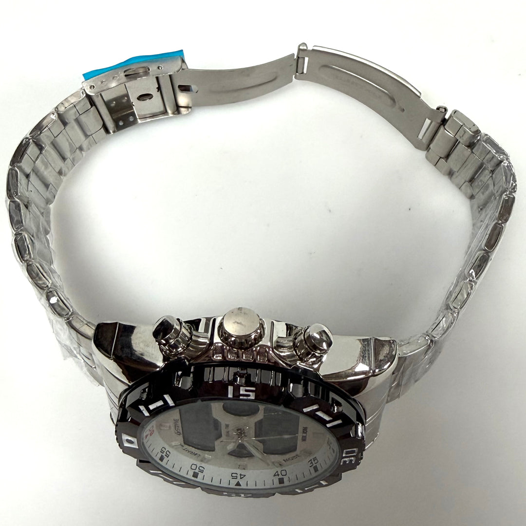 w040 STRYVE S8011 Men's Dual-Display Quartz Alarm Sport Heavy Duty Wrist Watch