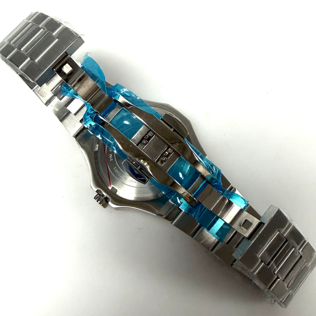 w042 The Icon Black stainless steel wrist watch from the brand FAIVE Myota Mov't