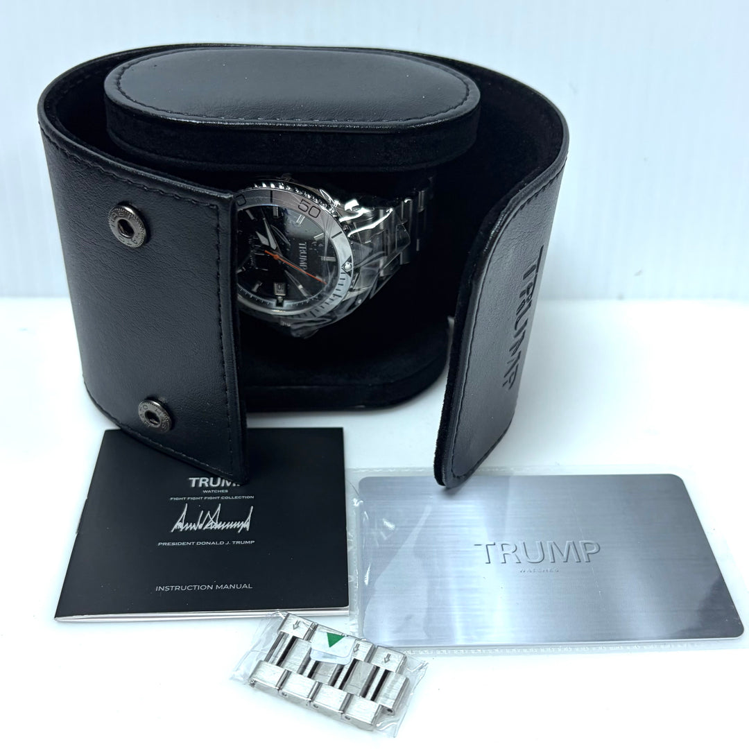 w043 Trump Presidential Power Watch (Black Dial) limited-edition collectible
