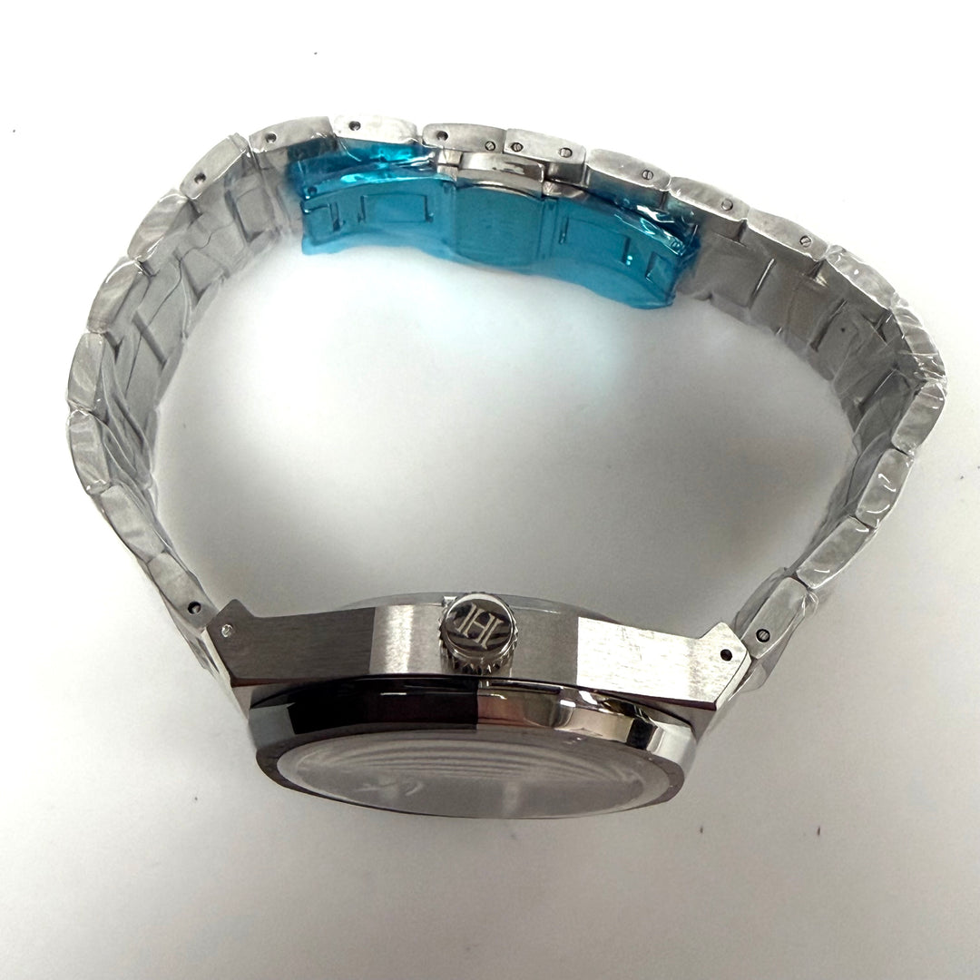 w044 Huber Novus GMT Stainless Steel Seiko NH34 Automatic Movement Wrist Watch