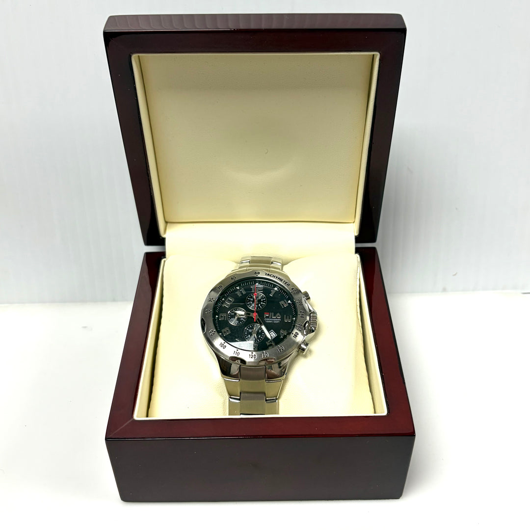 w046 FILA Men's Chronograph Stainless Steel Sports-oriented Wrist Watch FA0795