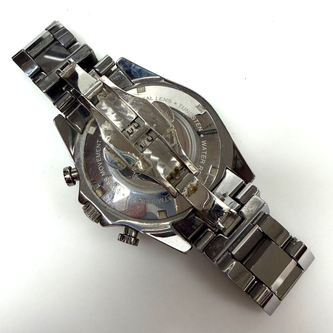 w055 Swiss Legend Tungsten Pro Chronograph Watch Solid Tungsten Case & Bracelet