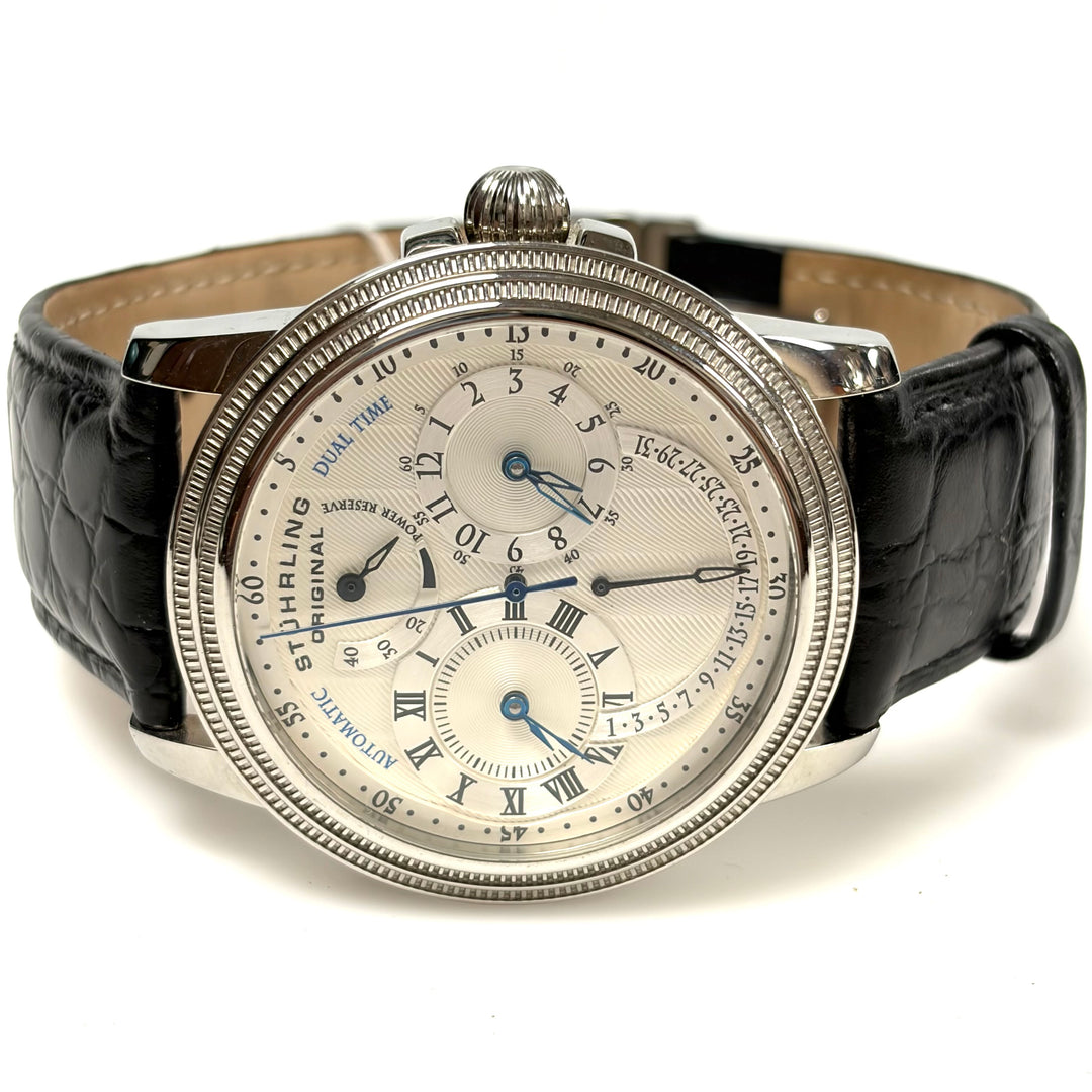 w058 Stührling Original Saturnalia DT 283 Automatic 45mm Men's Wrist Watch 5ATM