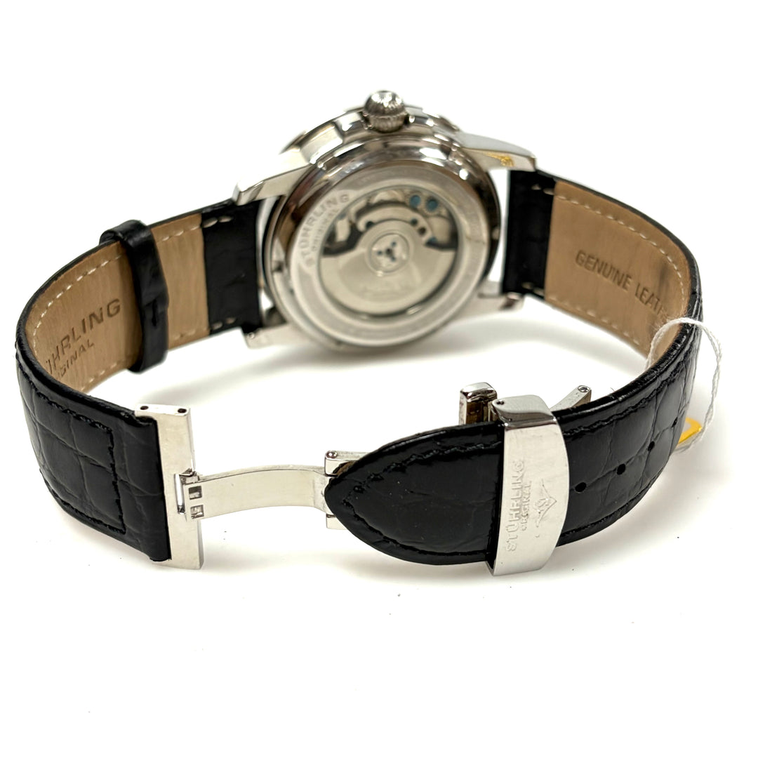 w058 Stührling Original Saturnalia DT 283 Automatic 45mm Men's Wrist Watch 5ATM
