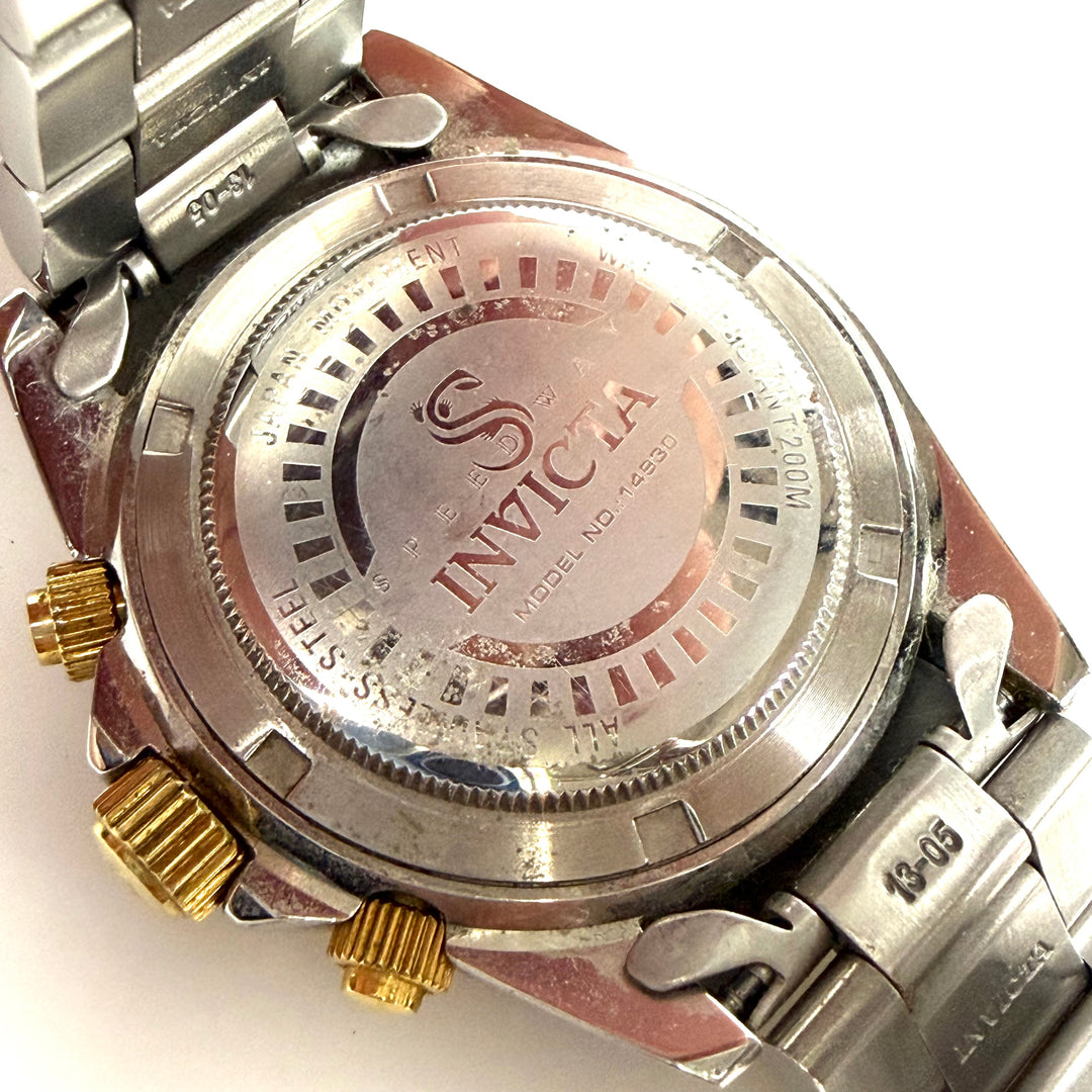 w060 Invicta Men's Speedway Chronograph Men's Wrist Watch Model 14930 Stainless