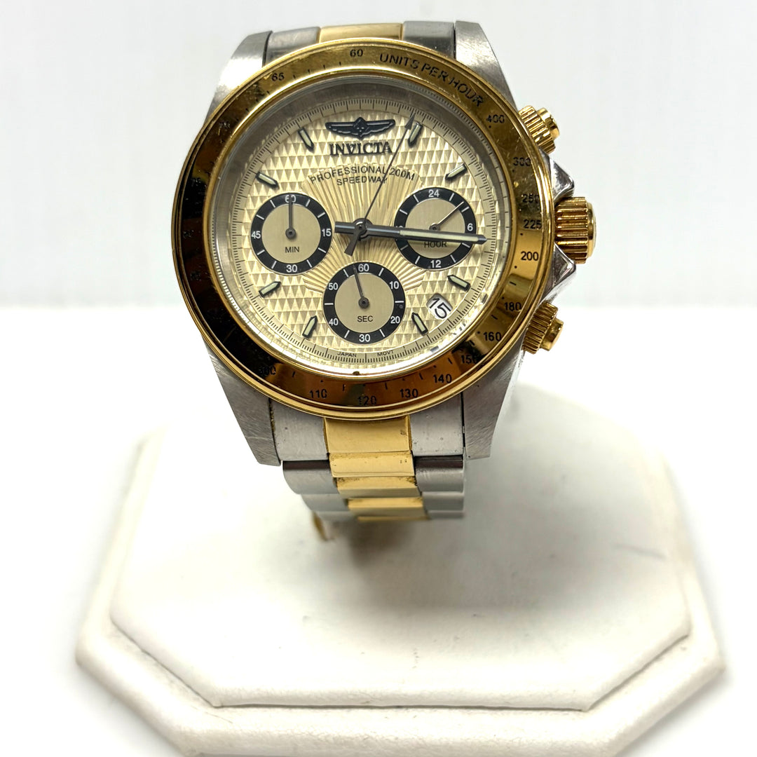 w060 Invicta Men's Speedway Chronograph Men's Wrist Watch Model 14930 Stainless