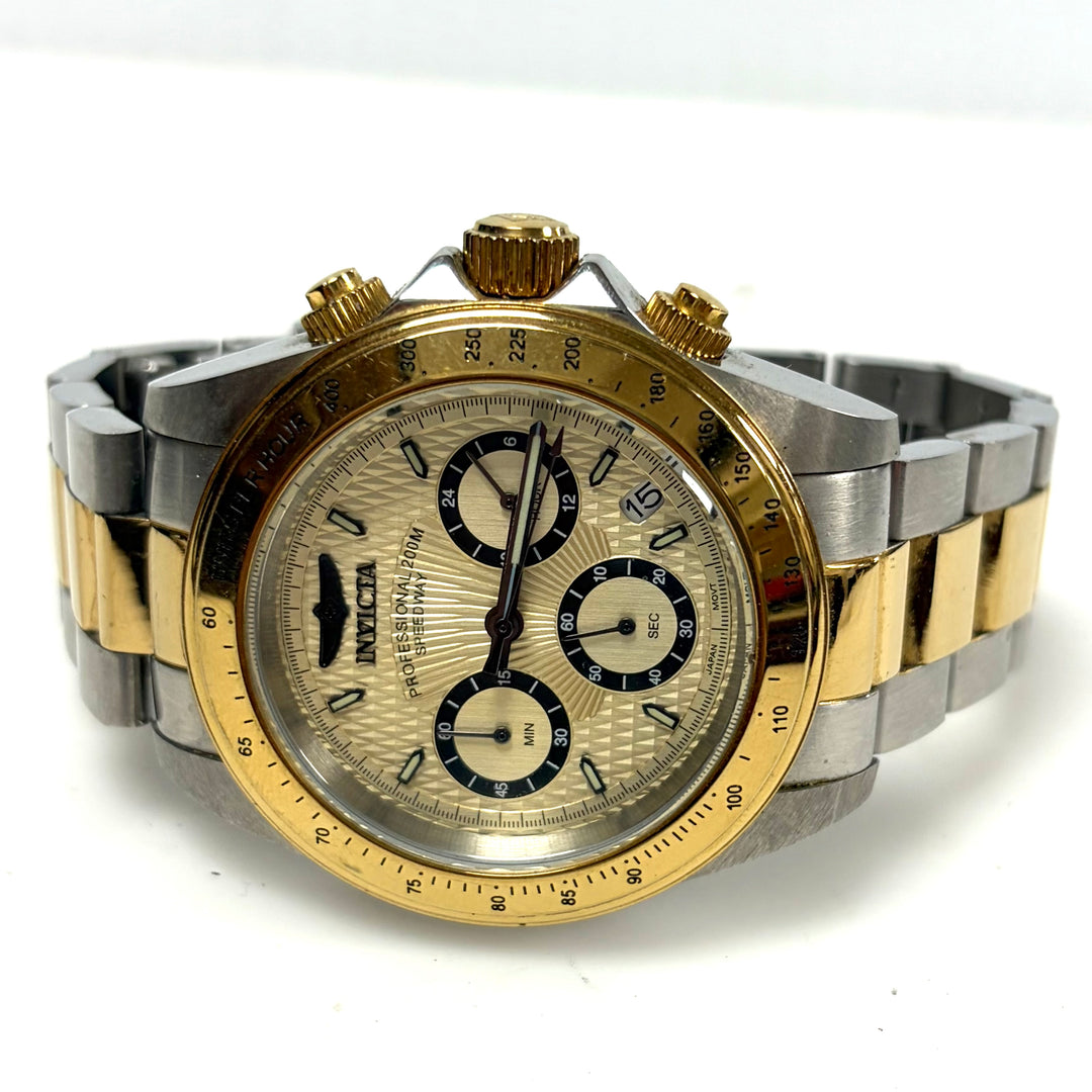 w060 Invicta Men's Speedway Chronograph Men's Wrist Watch Model 14930 Stainless