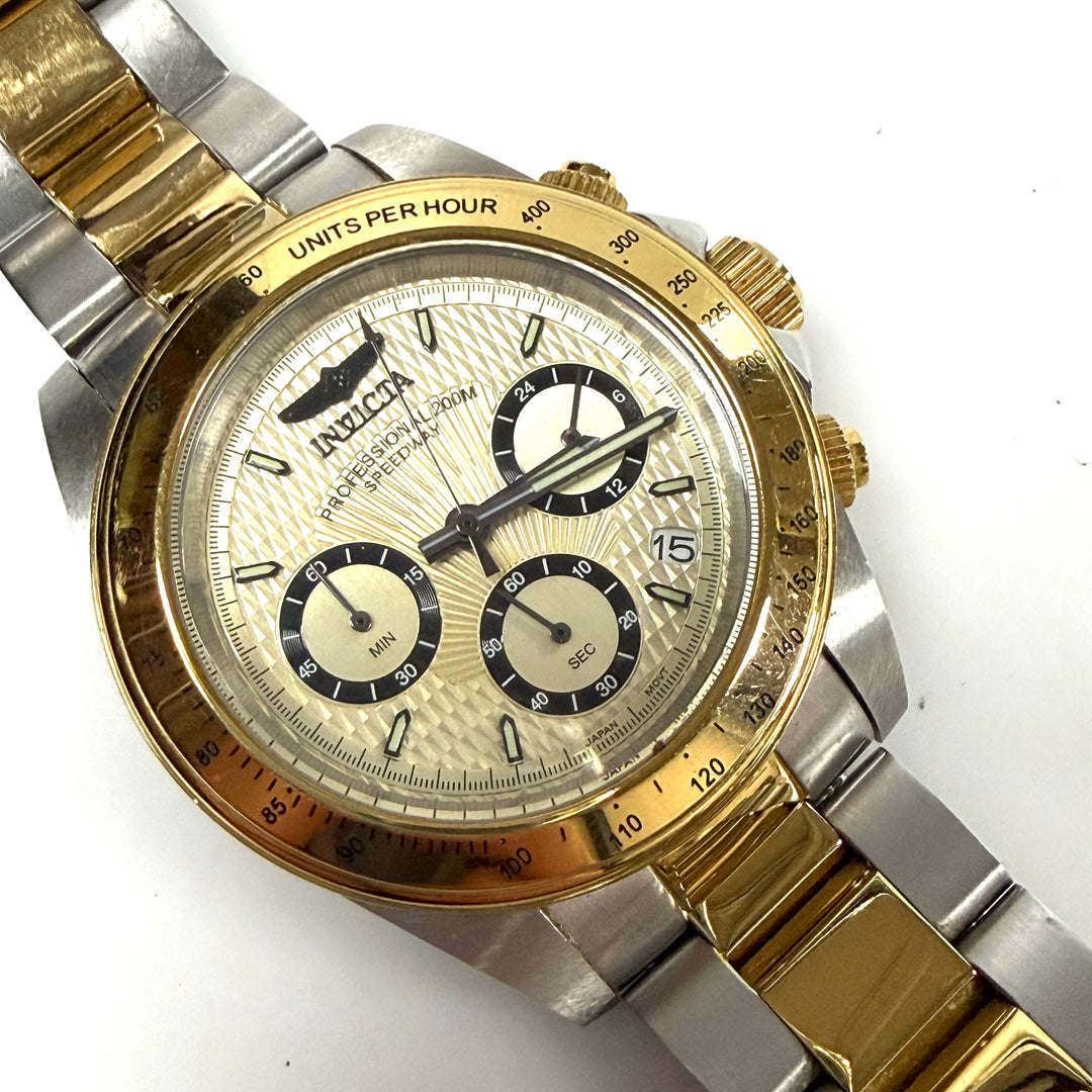 w060 Invicta Men's Speedway Chronograph Men's Wrist Watch Model 14930 Stainless