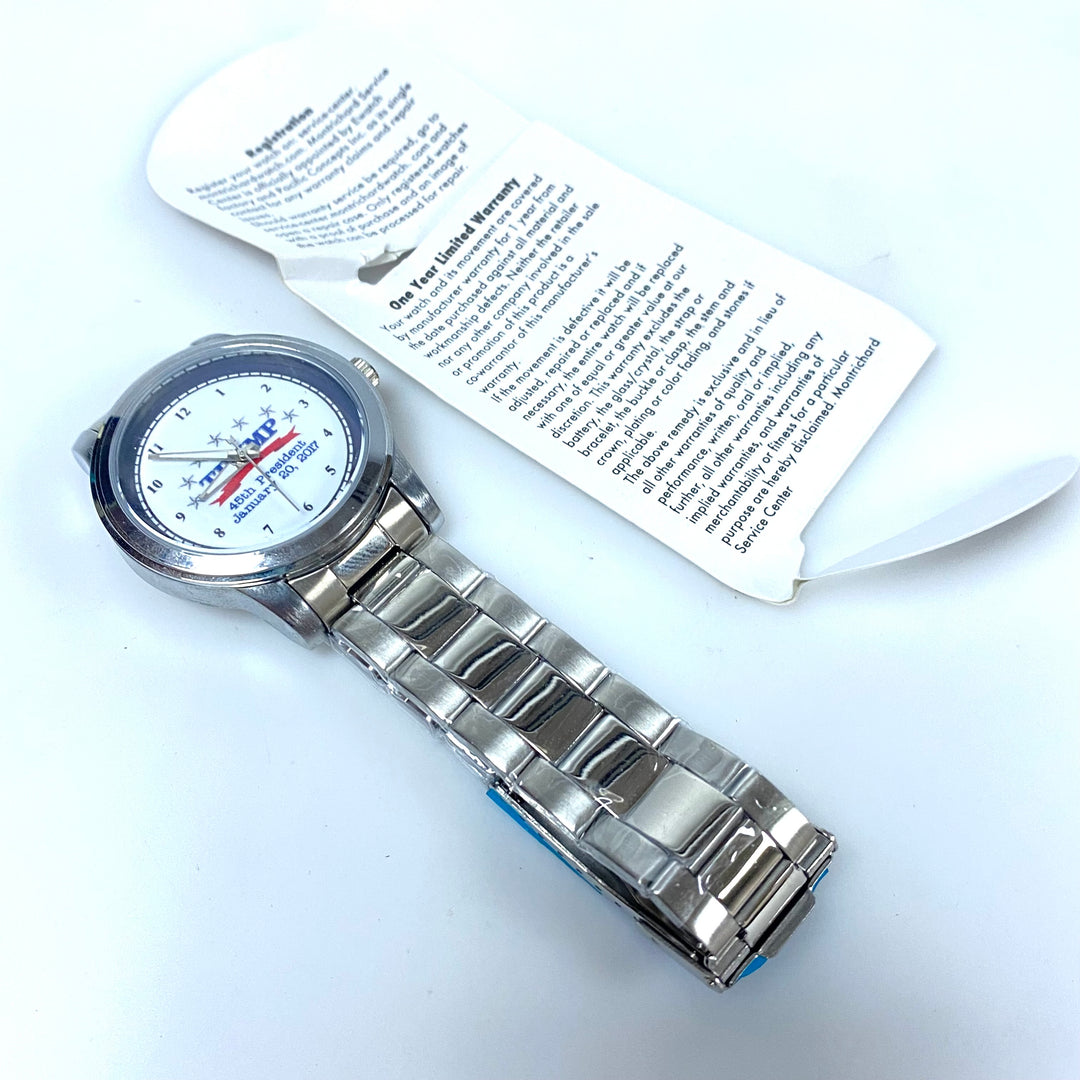 w069 President Donald Trump 45th President Commemorative Collectible Wrist Watch