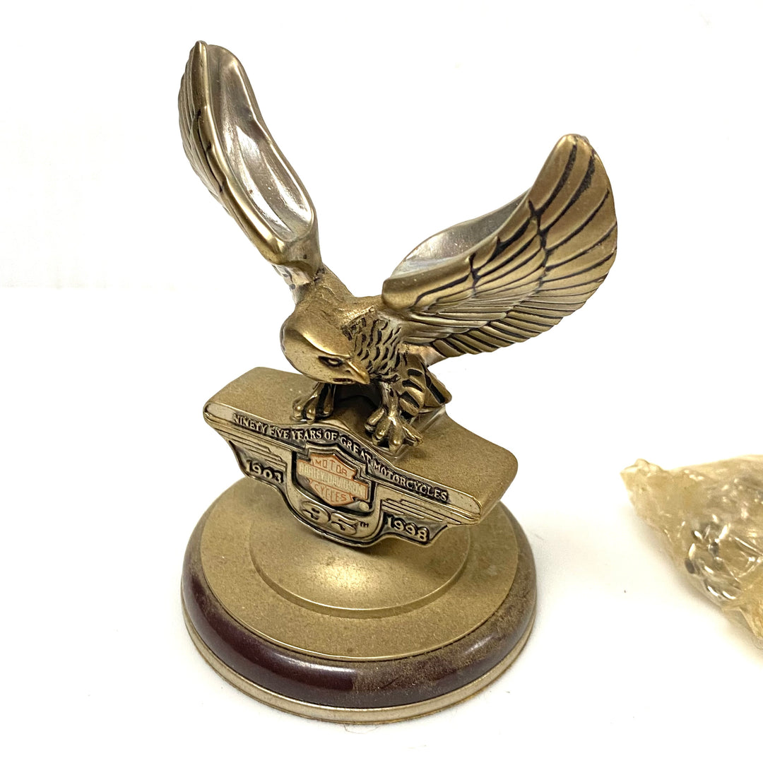 w073 Franklin Harley-Davidson 95th Anniversary Heritage Springer Pocket Watch & Stand