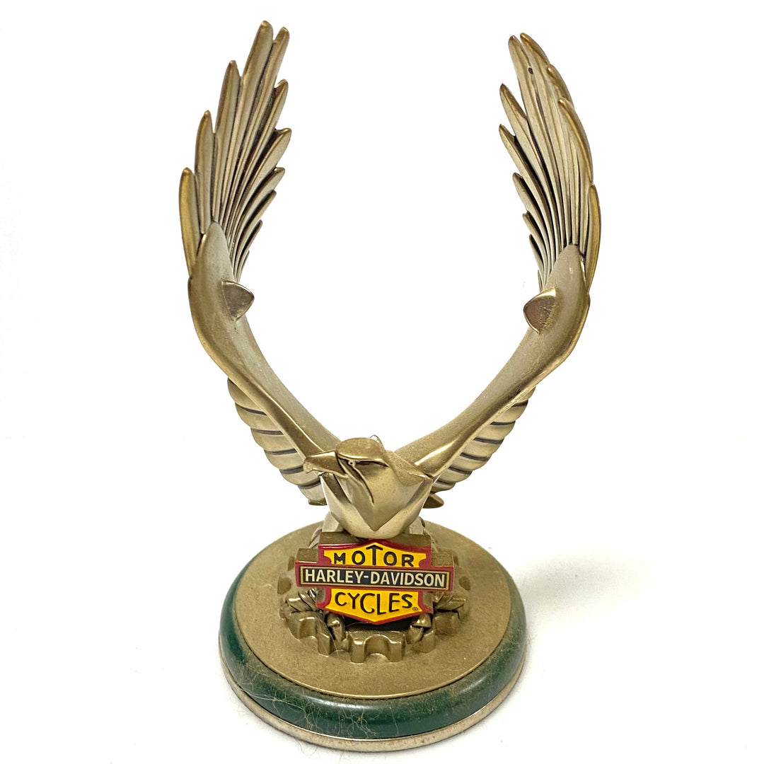 w078 Vintage Franklin Mint Harley-Davidson Collector's Pocket Watch Eagle Stand