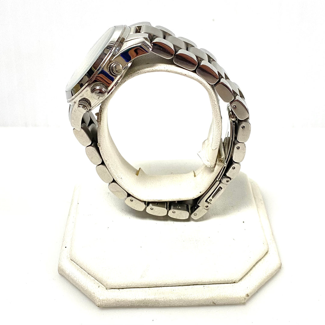 w090 Michael Kors Runway Chronograph Stainless Steel Wrist Watch Model MK5428